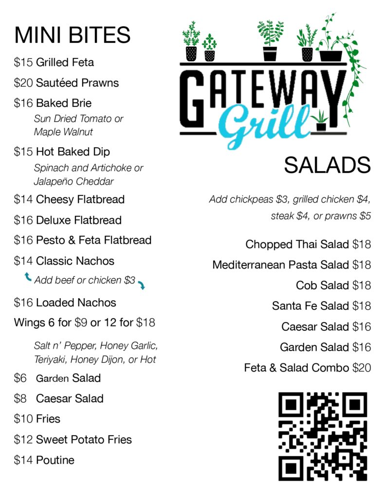 BRUNCH MENU – Gateway Grill